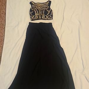 Two piece, black, Windsor, formal dress size 3/4